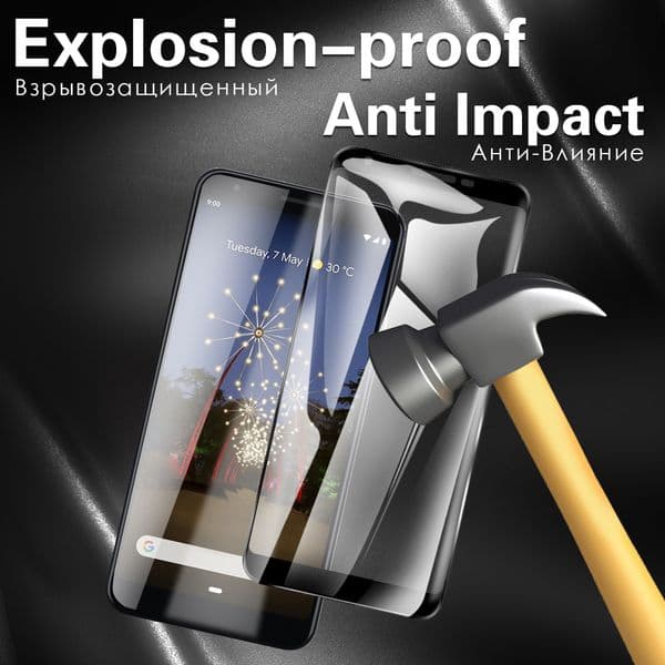 Full Cover Screen Protector For Google Pixel 7 7a 6 6a 5 5a 4a 4 3a 3 2 XL 4XL 3aXL 3XL 2XL Tempered Glass Protective Film