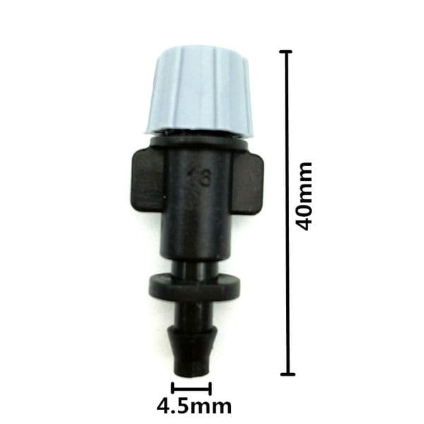 20 pcs Automatic Watering Atomizing nozzle Gray plastic Sprinkler head Can ues link 4/7 mm hose