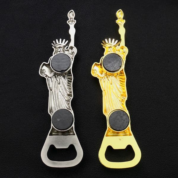 Metal The Statue of Liberty Bottle Opener Refrigerator Magnet Kitchen Supplies Bar Tool Celebrate Party Drunkard Beer Lover Gift