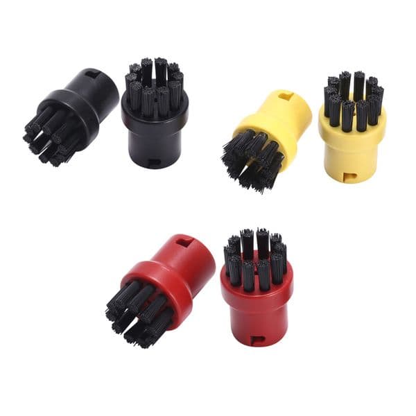 1Pc Round Brushes Cleaning Brush for Karcher Steam Mop Cleaners SC1 2025 SC2 SC3 SC4 SC5 SC7 new 2.863-058 Home Appliances Accessories