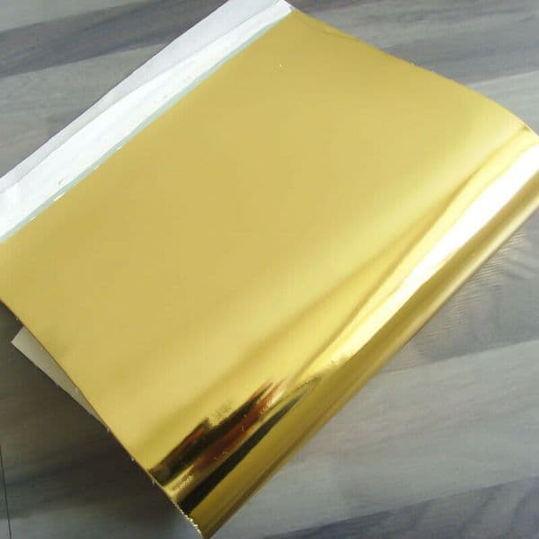 20*120cm Mirror Shiny Glossy PU Faux Leather Sewing Fabric Sheets Electroplate Laser DIY Bag Bow Earring Craft Material