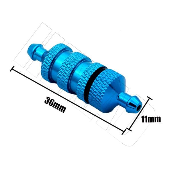 HSP RC Oil Fuel Filter Alloy Aluminum Oil Nitro Fuel Filter for 1/8 1/10 Scale RC Model Car 94122 Upgrade Parts