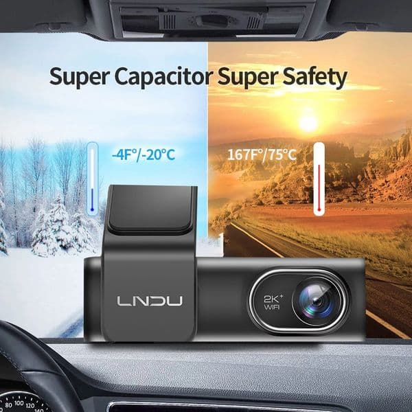 Dash Cam Car DVR 1600P Dash Camera Dual Lens Video Recorder Black Box Cycle Dashcam Mirror Driving Recorder 24H Parking Monitor