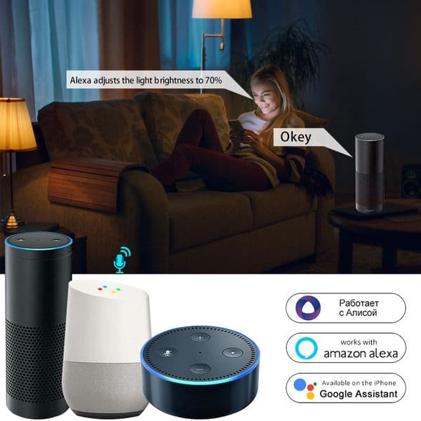 Tuya WiFi Smart LED Bulb Light E27 12W 15W 18W Smart Life APP Control Alice Alexa Voice Control Dimmable Works With Google Home