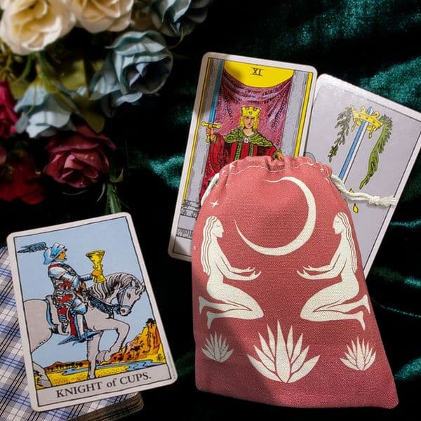 Tarot Card Bag Tarot Card Storage Drawstring Bag Velvet Drawstring Storage Bag Jewelry Pouch Gift Bags Board Game Drawstring