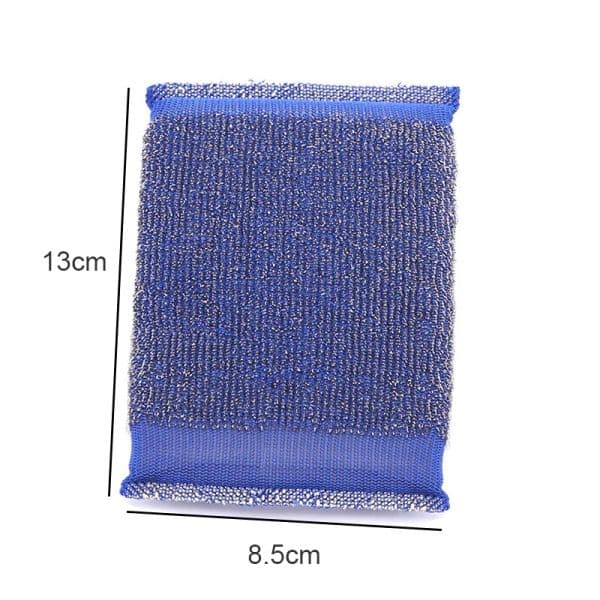 Pots Cleaning Scourer Reusable Pans Steel Wool Sponge Rub Washable Scrubber Kitchen Accessories Domestic Utilities For Washing 46b0d