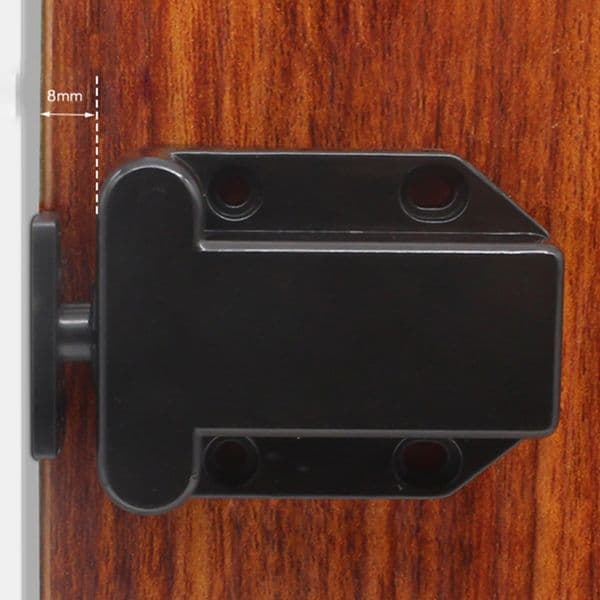 Invisible Furniture Lock Cabinet Touch Latch with Mute Pop-up Function Push to Open Catch Locks for Cupboard Wardrobe