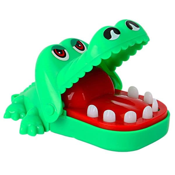 Crocodile Teeth Toys Game for Kids Crocodile Biting Finger Dentist Games Funny Toys Creative Keychain Pendant for Kids