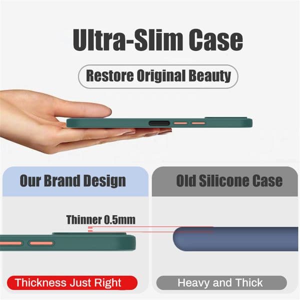 Shockproof Bumper Armor Case For Xiaomi Mi 11T 10T Lite Poco M3 F3 X3 Redmi Note 11 10 9 8 Pro 9T 9S Matte Soft Frame Hard Cover