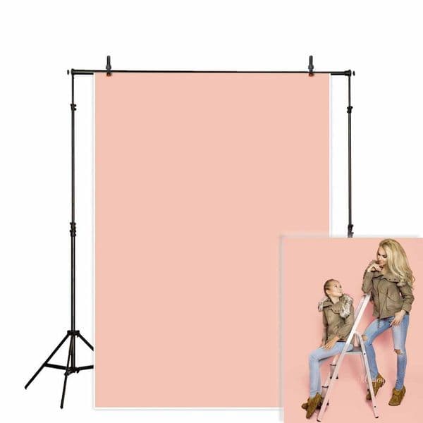 Peach Pink Backdrop For Photo Studio Solid Pure Color Photography Background Photoshoot Portrait Photocall Prop
