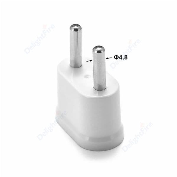 1pcs EU Plug Power Adapter Japan US To EU KR 250V 10A 4.8mm Travel Adapter Electric Power Plug Adapter Charger Sockets Outlet CE