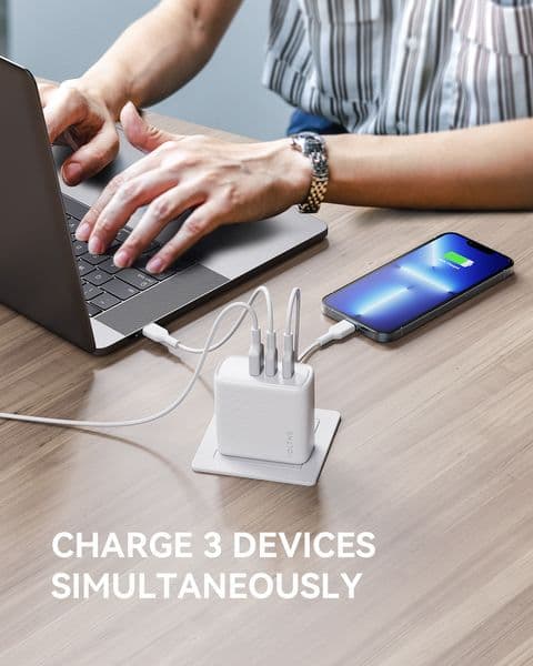 VOLTME GaN III 100W Desktop Charger Quick Charge 4.0 QC 3.0 PD USB-C Type C 2025 USB Fast Charging For Book Samsung iPhone 15 14