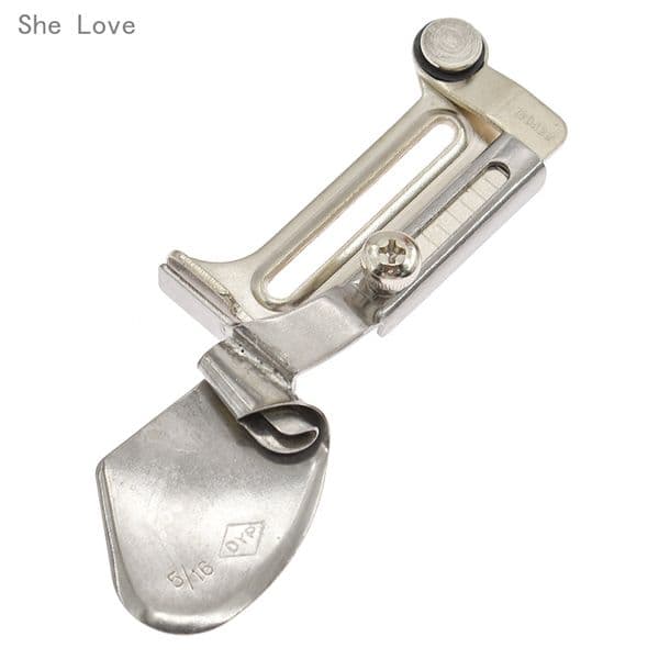 Chzimade Overlock Folder Bending Sewing Machine Foot A11/S72L Flat Hemmer BIinder Feet Diy Sewing Machine Knitting Accessories