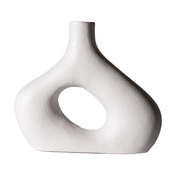Stoneware Vas Dekorasi Rumah Ukuran Besar Nordic Pot Bunga Kering Kantor Ruang Tamu Kamar Tidur Aksesori Dekorasi Meja