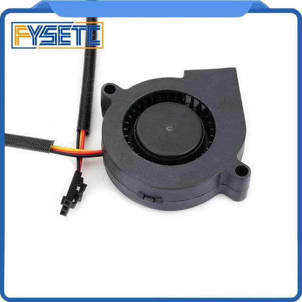 Prusa i3 MK3 Super Silent 5015 Double Ball Fan Blow Radial Cooling Fan Hydraulic Sleeve Bearing Front Fan Cooler Radiator DC 5V