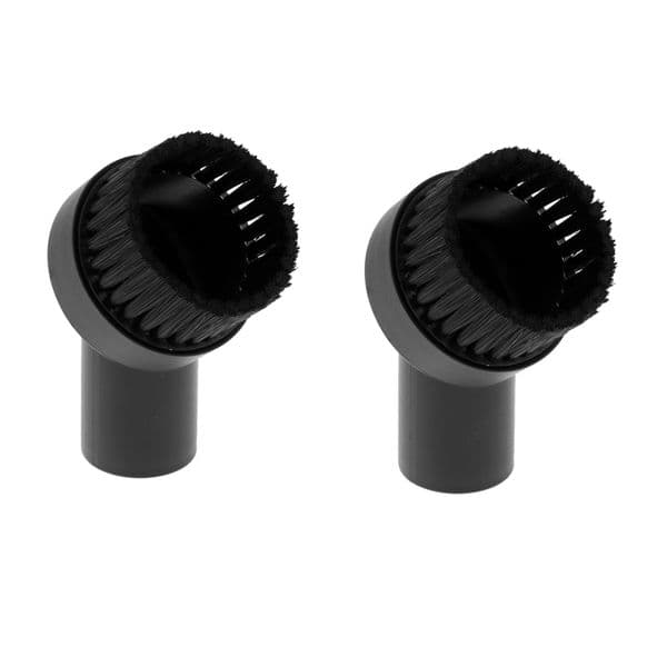 Round Vacuum Cleaner Brush Head Bristle Crevice Dust Collector 32m- Long, 2pcs