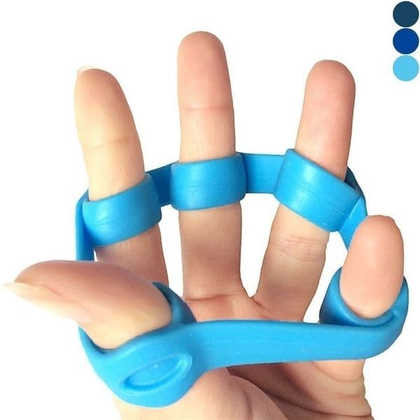 1 Pc Hand Gripper Silicone Finger Expander Finger Resistance Bands Finger Stretcher Hand Exerciser Grip Strength Wrist Exercise