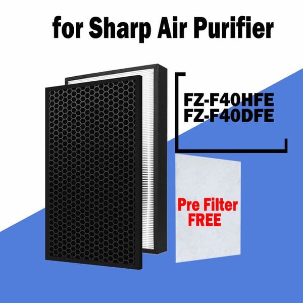 H13 Replacement Hepa Filter FZ-F40HFE FZ-F40DFE Sharp Purifier FZ-F40HFE FZ-F40DFE FP-FM40 FU-Z35TA-W, FP-F40TA380*240*32/10mm
