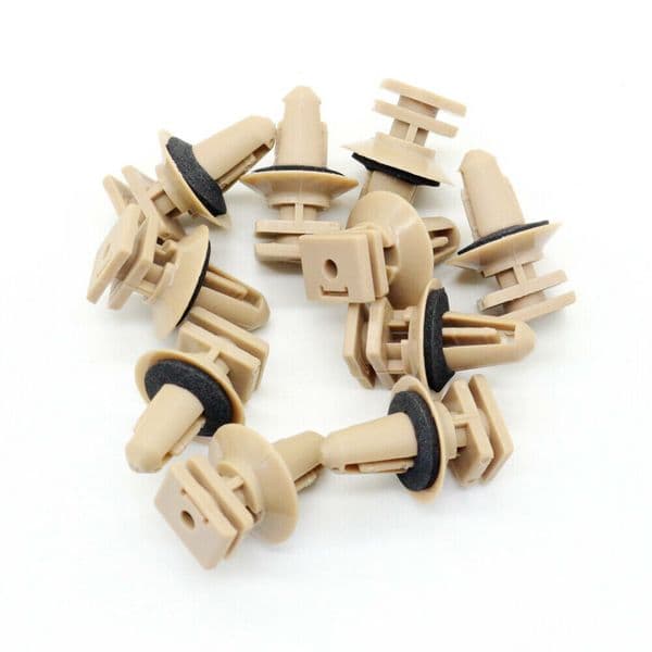 10pcs Car Interior Plastic Clips Trims On Sill Door Entrance Clips For BMW PA66 Plastic Clips 51477117532