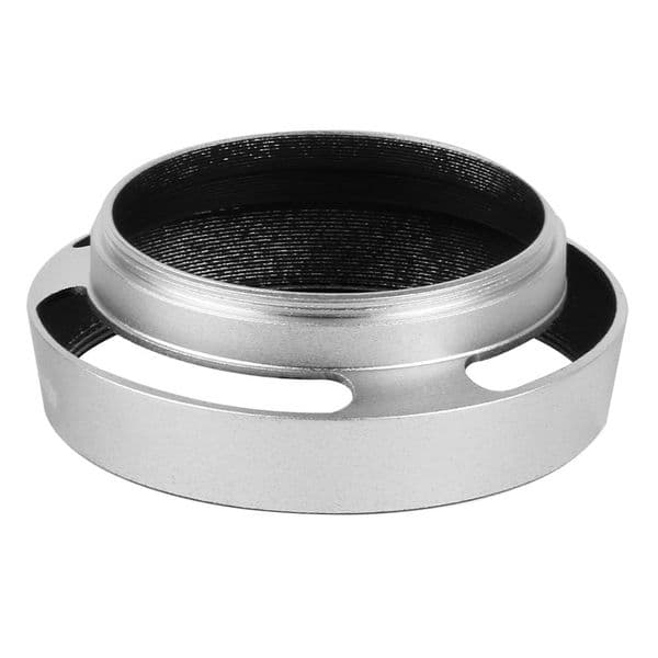 BGNing 37mm 40.5mm 43mm 46mm 49mm 52 mm 55mm 58mm Aluminium Silver Lens Oblique Cover Internal thread Hood For Leica SLR Cameras