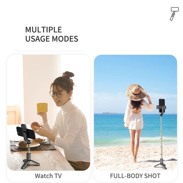 FANGTUOSI New Flexible Selfie Tripod Extendable Travel 2025 Lightweight Stand new With Remote Shutter Selfie For Mobile Phone Live Youtub