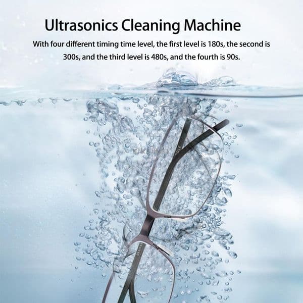 Ultrasonics Cleaning Machine for Glasses Braces Dentures Jewelrys Cleaning Machine 4 Timing Time Adjustable Touchable Screen