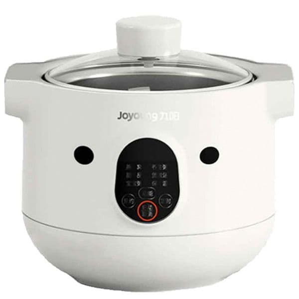 220V 1L Household Electric Ceramic Stewing Machine Portable Slow Stewer Automatic Soup Porridge Stewer Dessert Multi Cooker
