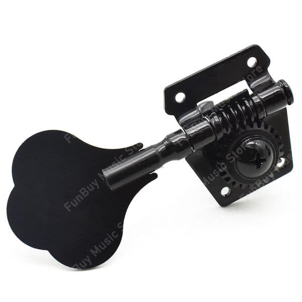 4R/4L/2R2L Opened Electric Bass Guitar Tuning Pegs Machine Heads Tuners for Bass Black Bass Guitar Accessories