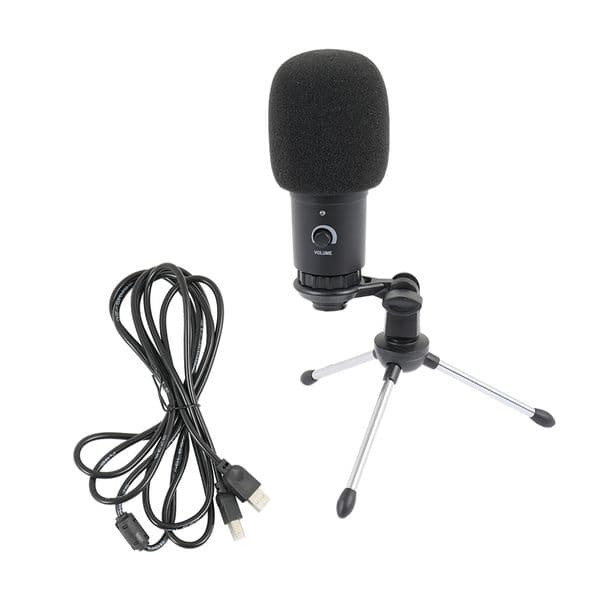 SH USB Microphone With Tripod Condenser Recording Microphone For Laptop Cardioid Studio Recording Vocals Voice Over YouTube