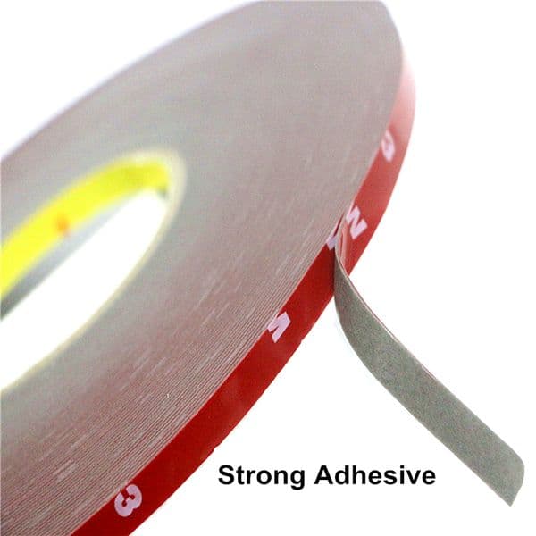 3M Red Double Sided Adhesive Tape 8mm 10mm 12mm High Strength Acrylic Foam Transparent Sticker for LED Strip Car Phone Fixed