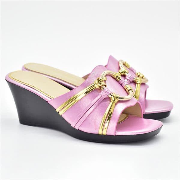 New Arrival African Womens Platform Heels Women Shoes High Heel Wedding Shoes for Women Bride Wedges Shoes for Women Party Pumps