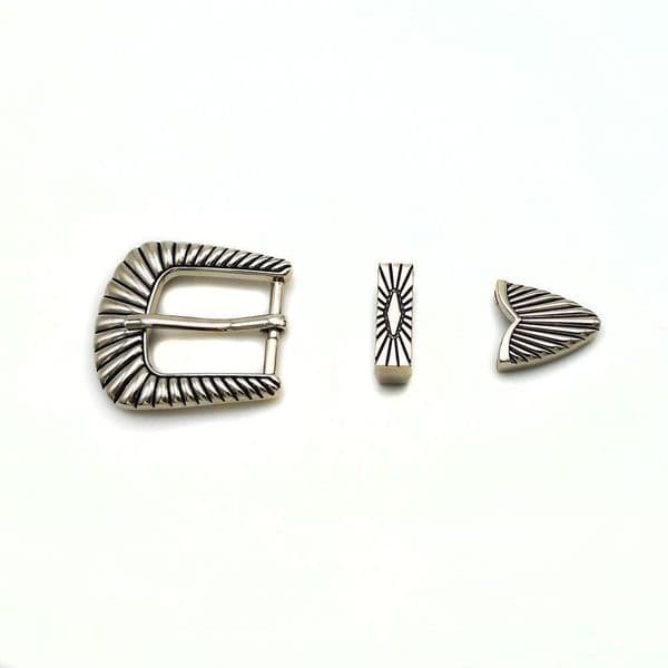 1'' 25mm Pin Belt Buckle Simplicity stripes metal Buckles for Women Men DIY leather craft belt buckles