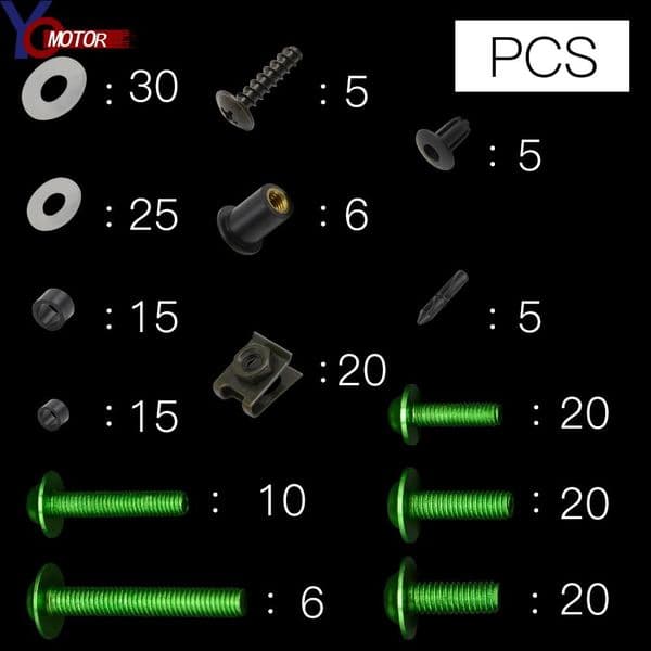 CNC For Ducati Motorcycle Fairing Bolts Kit Bodywork Screws Nut 900SS 900Sport M900 900 Monster S Dark Metallic 916 998B 1000SS