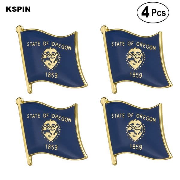 U.S.A North Carolina Flag Pin Lapel Pin Badge Brooch Icons 4pcs
