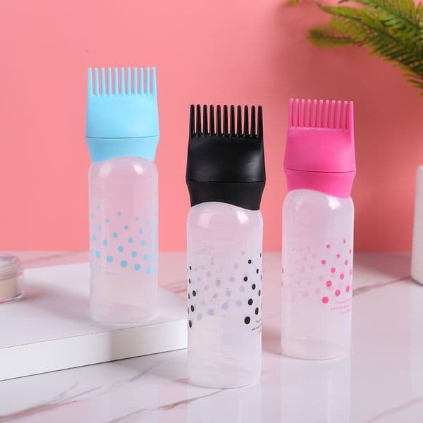 50oz Hair Dye Empty Bottle Applicator Comb Excellent Durable Flexible Plastics Stain Dispensing Brush Styling Tool