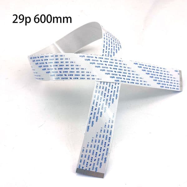 10pcs 29 pin FFC flex flat data cable for tx800 xp600 mutoh valuejet 1624 1638 VJ1604 VJ1624 VJ1638 printer big dx7 head cable