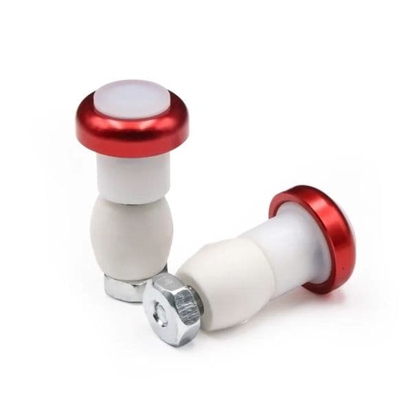 2Pcs Bicycle Handlebar Light Handle Grip End Plug LED Turn Signal Alloy Cycling Indicator Lamp Safety Warning Lamps RR7032
