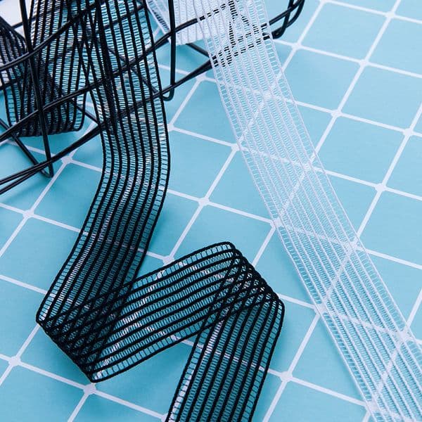 White Black 5 Meters Mesh Elastic Band 25mm 40mm DIY Clothing Rubber Band Sewing Accessories bandas elasticas elastico
