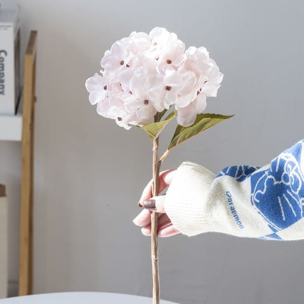 Artificial Flowers Silk Hydrangea Bridal Bouquet Christmas Decorations for Home Garden Arch Fake Plants Scrapbook Wedding Autumn