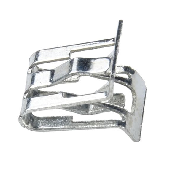 25Pcs Car Console Dashboard Metal Fastener Clips 1/2"x5/8" Car Door Panel Moulding Trim Retainer Rivet Accessories
