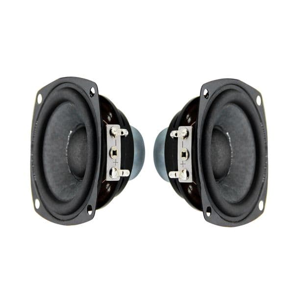 AIYIMA 2Pcs 2.5 Inch Portable Audio Speaker 4 Ohm 25W Full Range Sound Speaker Home Theater Multimedia Bluetooth Loudspeaker