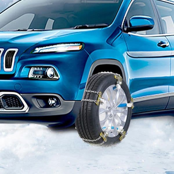 Car Tire Snow Chain Automobile Anti Skid Tyre Snow Chains Universal Winter Emergency Rescue Tool Adjustable Tyres Belts For Ice