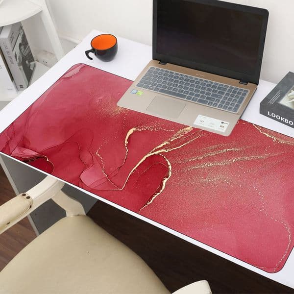 Marble Mouse Pad Gamer Large Gaming Mousepad Keyboard Mouse Mats Rubber Anti-Slip Office Computer Table Desk Mat Carpet