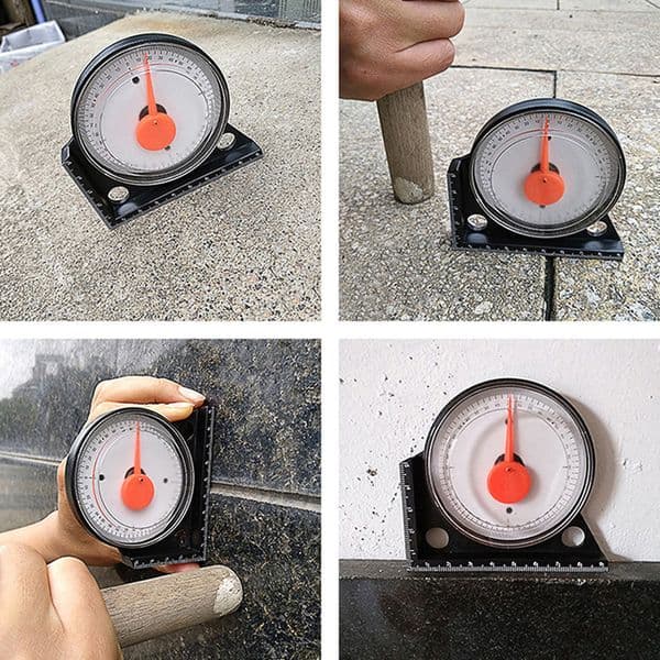 1pcs Measuring Inclinometer Slope Angle Finder Protractor Tilt Level Meter Clinometer Gauge Gauging Tools