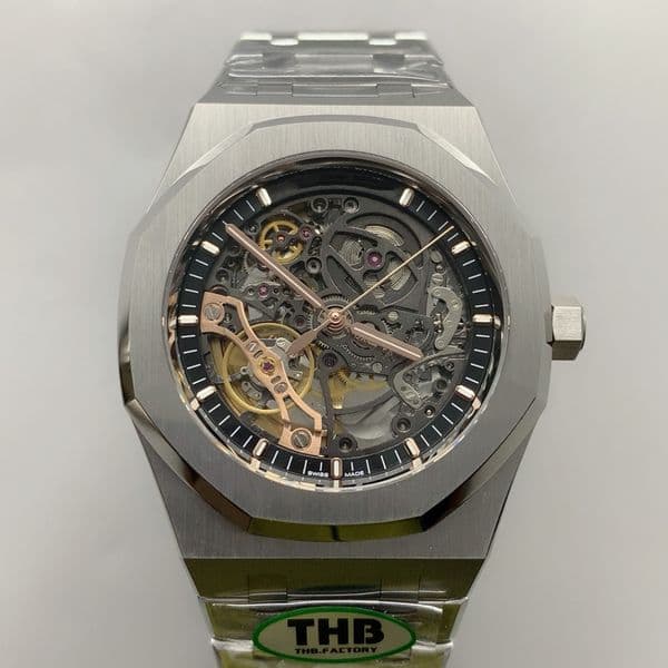 Royal 15407ST.OO.120ST.01 5A Quality to 1 SuperClone THB Factory 41mm Mens Watches Automatic Mechanical 2131 Movement Gift Box Watch