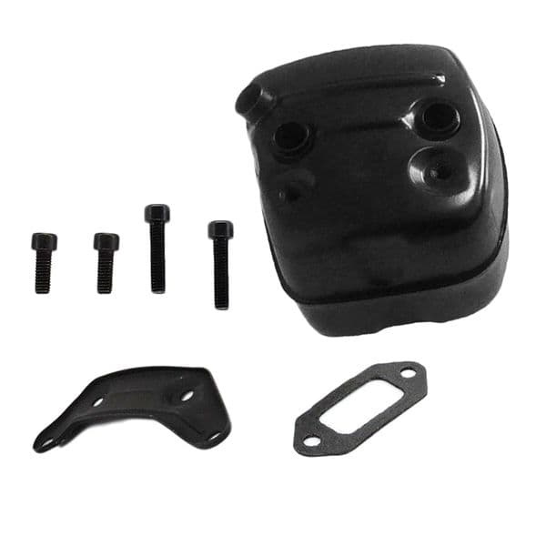 Exhaust Muffler Kit Bracket Gasket Bolts For 372 XP 362 365 371 385 Chainsaw Replacement Spare Parts