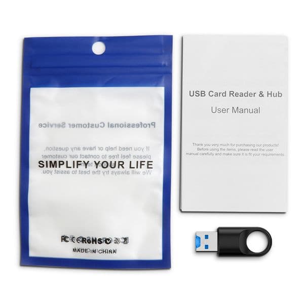 USB 3.0 Memory Card Reader High Speed Memory Card Reader USB 3.0 for PC/Laptop/Smart Phone/Driving Recorder