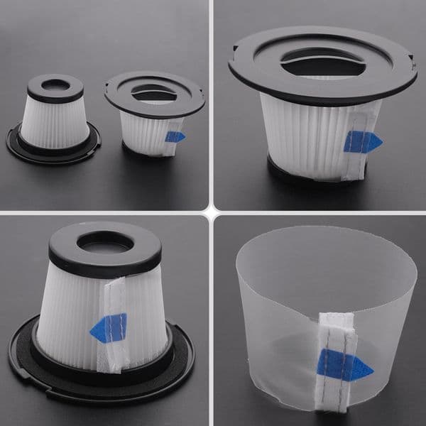 2PC Filter For Dibea T6 C17 T1 SC4588 600W 2-In-1 Upright Stick&Handheld Vacuum