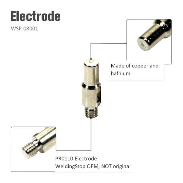 PR0110 Plasma Electrode PD0116-08 Plasma Nozzle For Trafimet S25 S45 Torch CROS-ARC 40NHF Welding Cutter Consumable Kit