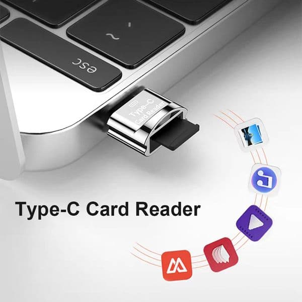 Lightweight USB 3.1 Type C to TF Adapter OTG Smart Memory Card Reader High Speed USB Adapter for PC Laptop Accessories